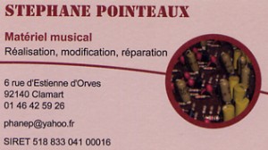 Stephanie Pointeaux business card, The Speaker Exchange, Speakerex