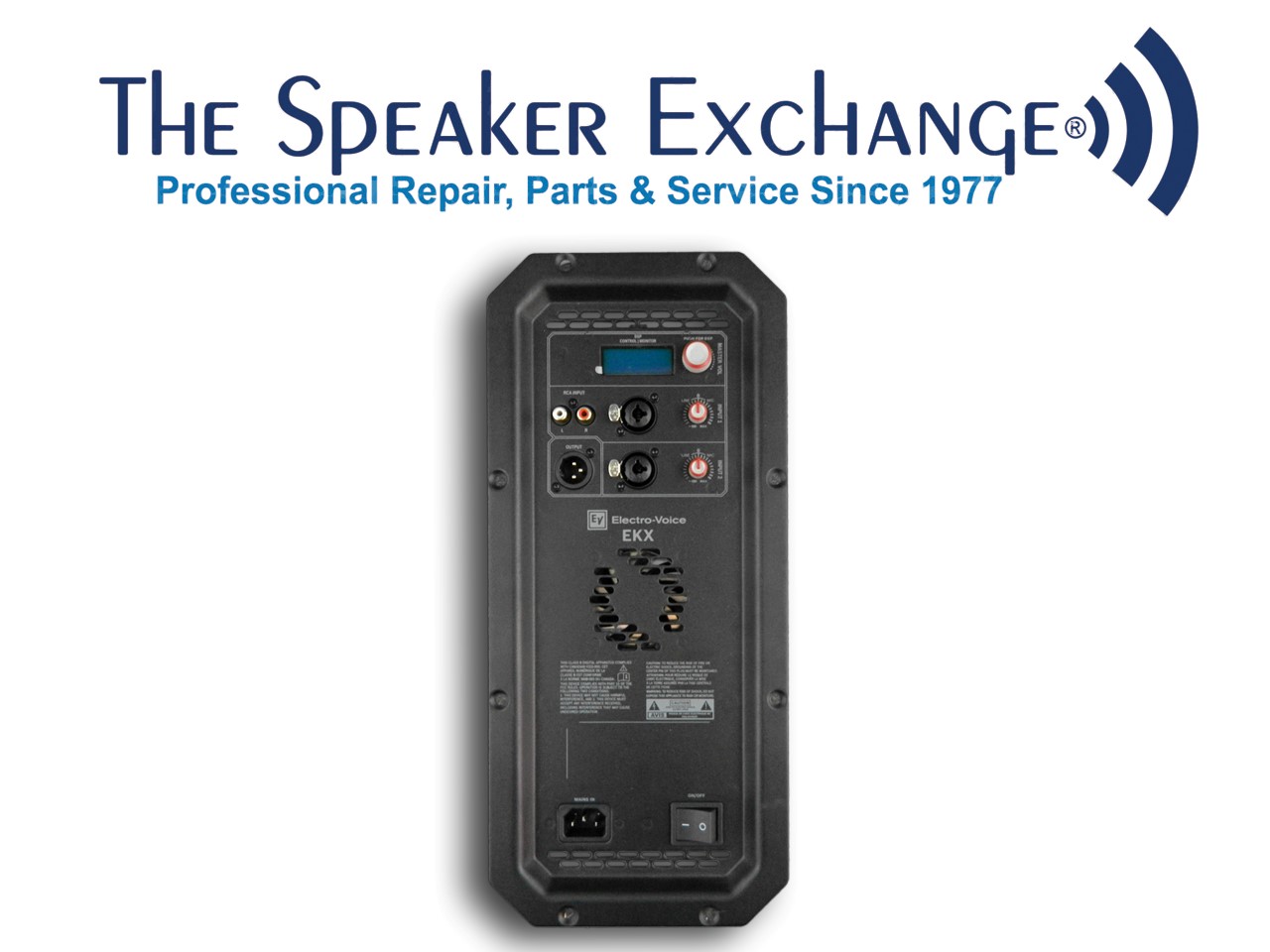 Ev EKX 15sp. Electro Voice EKX 15 схема. Регулятор громкости задней панели Electro Voice EKX. Electro-Voice ETX-15p.