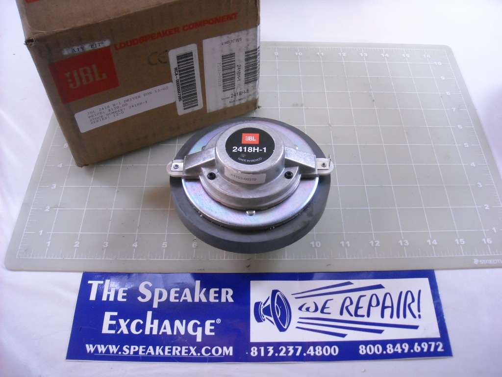 JBL 2418H-1 High Frequency Driver 125-50000-01X - The Speaker Exchange