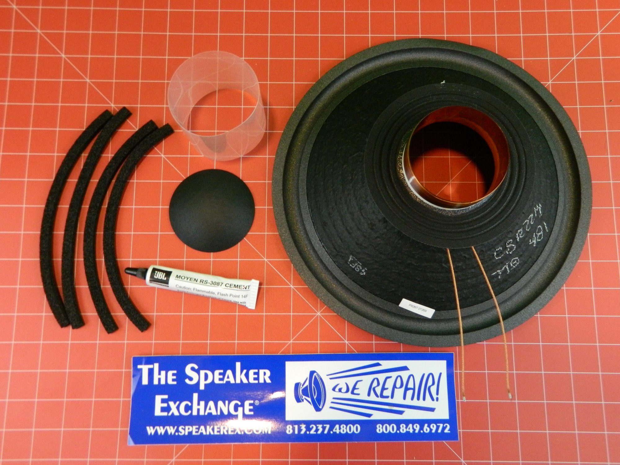 JBL 2214H, 2214H-1,12" Woofer Speaker Foam Replacement Edge Repair - Foto 7