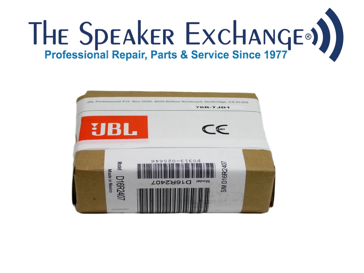 JBL D16R2407 Genuine Diaphragm 2407J - The Speaker Exchange