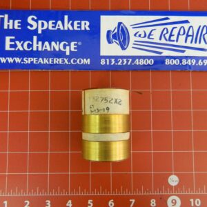 2.006" Voice Coil VC13275-2 X2 (2.006&Prime; ID, 2.9&Prime; FH, .700&Prime; WW) 2 Ohm, Edge-Wound