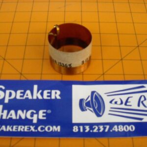 2.020" Voice Coil VC1335-8 (2.020&Prime; ID, 1.5&Prime; FH, .500&Prime; WW) 8 Ohm, Edge-Wound