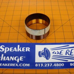2.550" Voice Coil VC78487-8 I/O (2.550" ID, 1.5" FH, .625" WW) 8 Ohm, Inside/Outside Windings