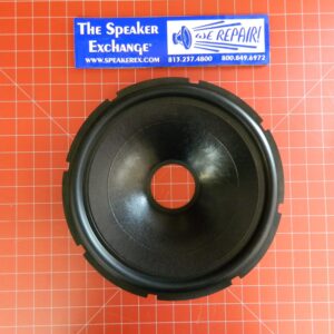 CONE 12" OUTSIDE DIAMETER, 2.120" DEEP, 2.5" VOICE COIL OPENING, BUYTL RUBBER SURROUND, SMOOTH BODY, WET LOOK