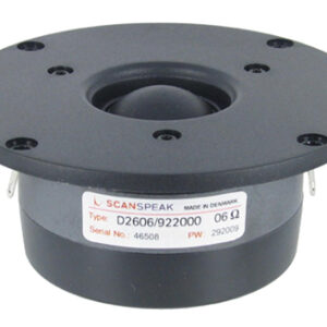ScanSpeak D2606/9220 1" Cloth Dome Tweeter