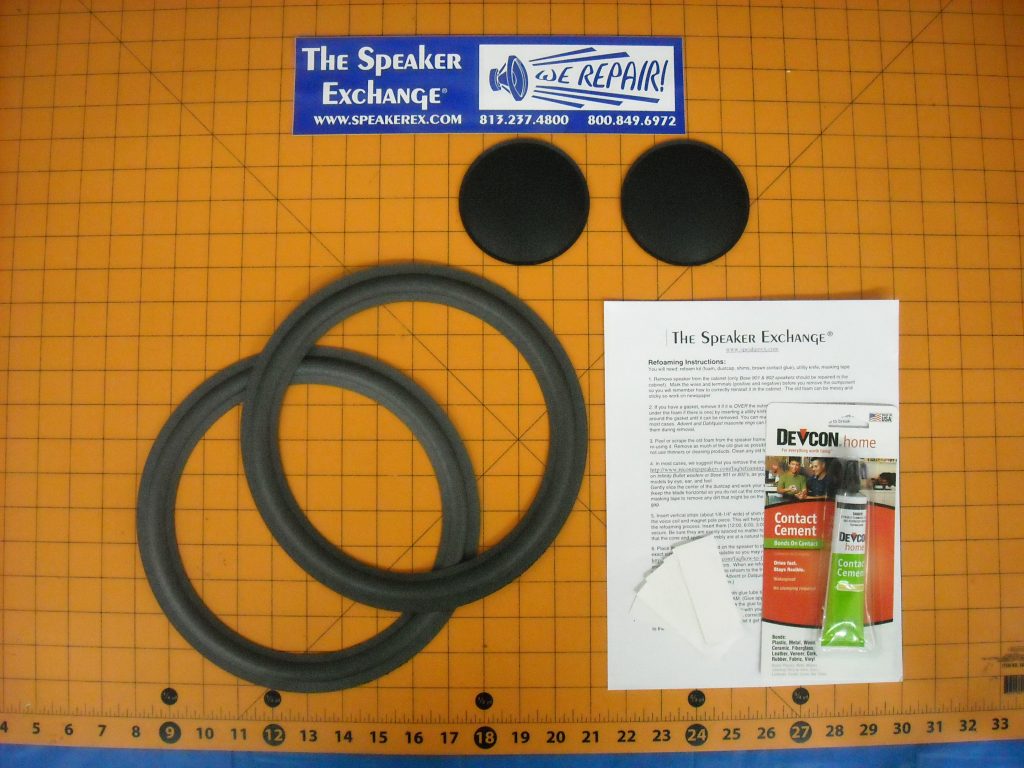 10" Kef Refoam Kit -no donut- RFK10 KEF