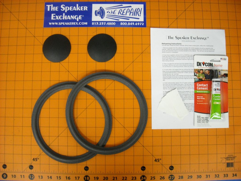 10" JBL LE10, 2121, 2122 Refoam Kit - RFKLE10