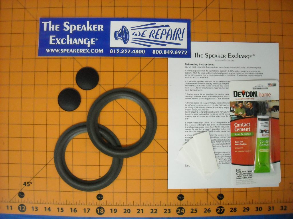 5.25" Refoam Kit Angle - RFK5.25 ANGLE