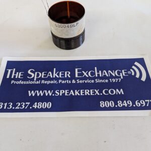 2.015" Voice Coil Dual Leads Parallel VC6300-4-DLP (2.015" ID, 2.0" FH, .750" WW) 4 Ohm