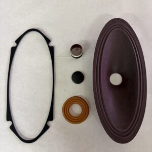 Delco 4x10" 7273025 Speaker Recone Kit 10 ohm 1" VC
