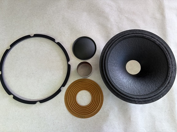 QSC K10 10" Aftermarket Recone Kit for SP-000181-00, 8 Ohms